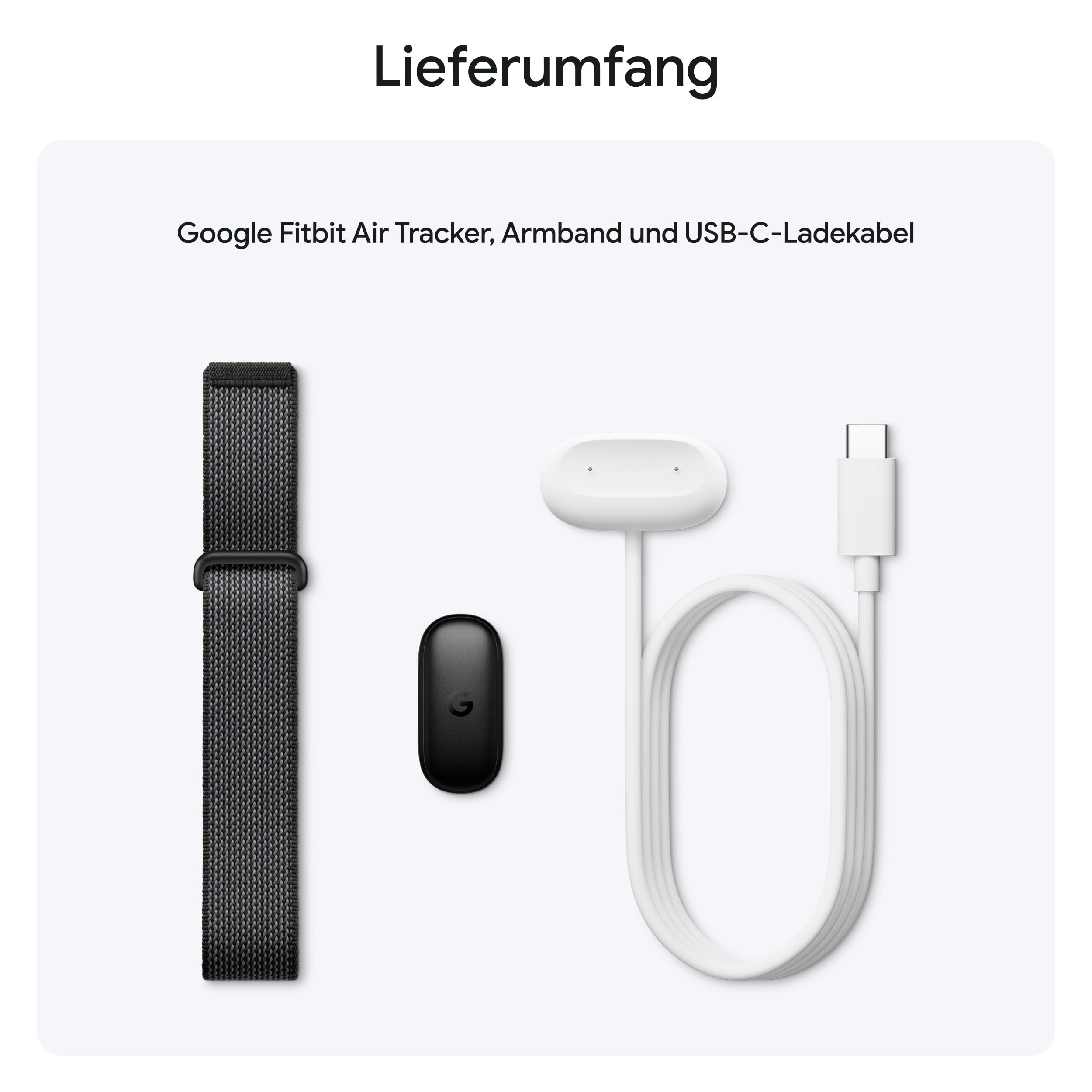 Google Fitbit Air – Aktivitätstracker ohne Display mit Fitness-Tracking, Herzfrequenzmessung und Schlafanalyse – personalisiertes KI-basiertes Coaching – bis zu 7 Tage Akkulaufzeit – Lavender