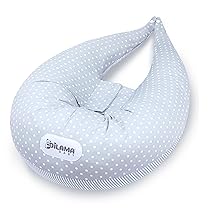 Dilamababy Cuscino Gravidanza Fiocchi di Memory e Fiber Made in Italy – Comodo per Dormire e per Allattamento – Supporto Ergonomico Pancia, Schiena, Gambe con Federa Sfoderabile e Lavabile