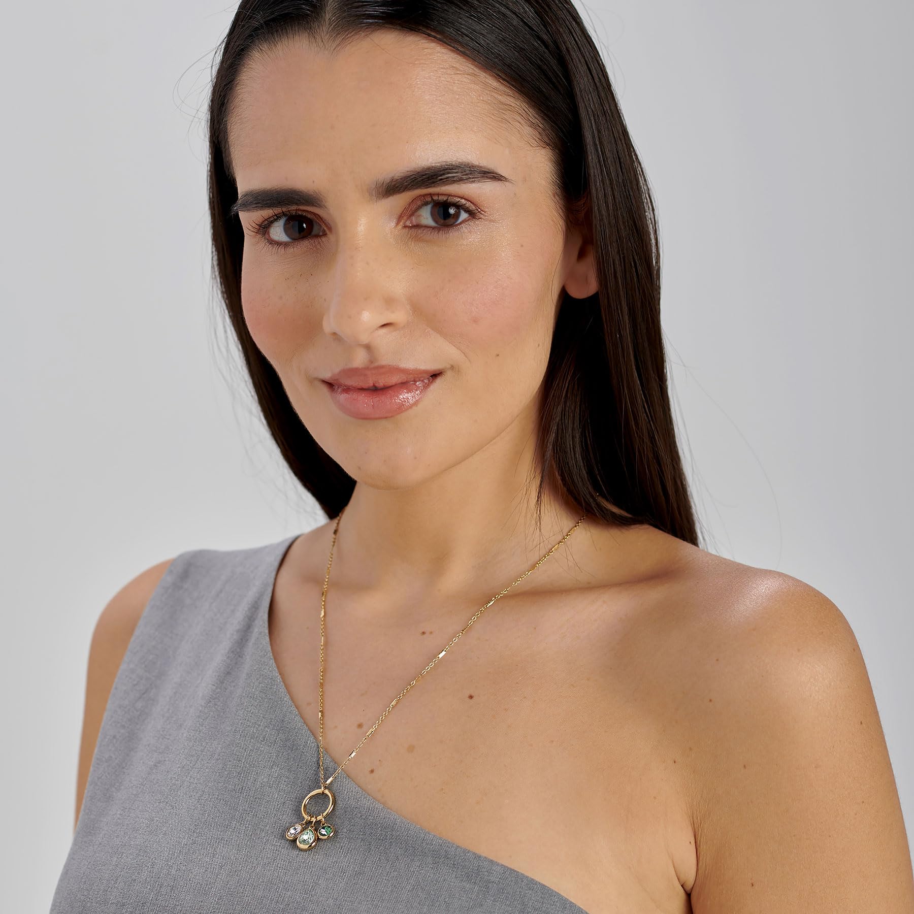 Brosway Collana Donna in Acciaio | Collana Con Cristalli | Collezione Symphonia - BYM200