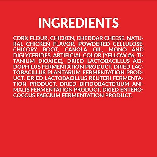 Miniatura 8 de Pup Corn Plus - Golosinas para perros infladas con prebióticos y probióticos - Pollo y queso cheddar (24 onzas) - Fabricado en Estados Unidos