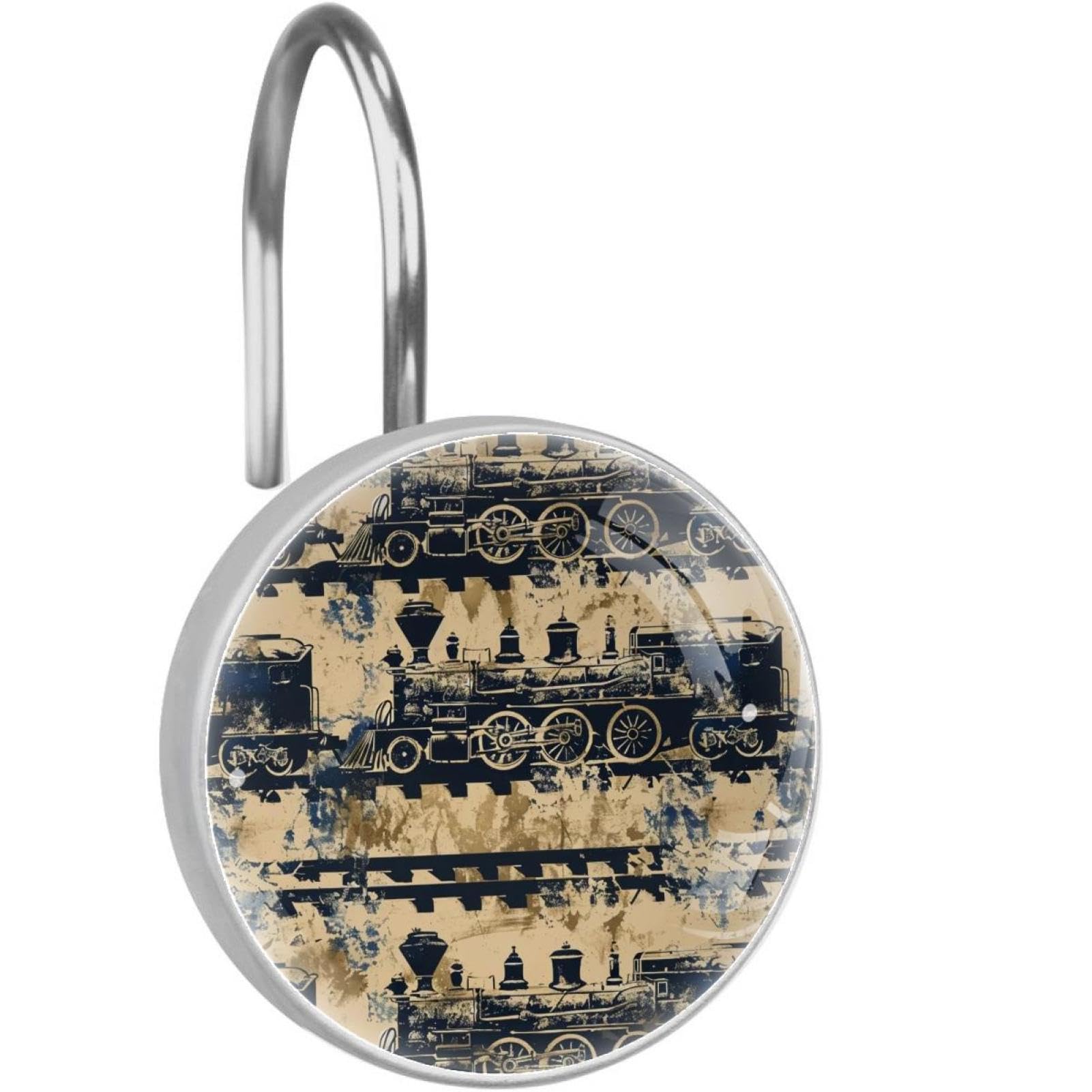 Crochets de rideau de douche en cristal pour sublimer votre baignoire esprit vintage
