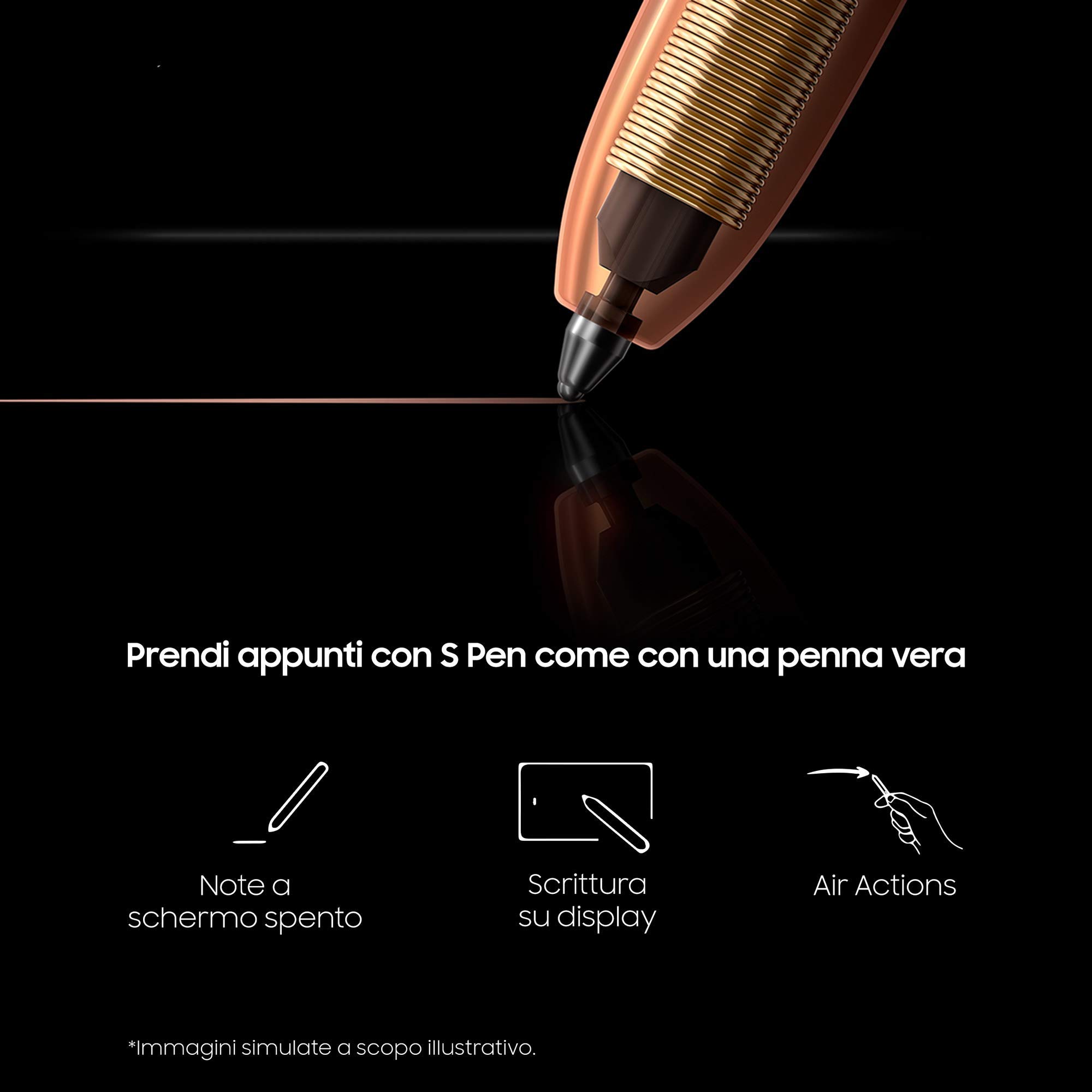 Samsung Galaxy Note20 Ultra 5G Smartphone, 6.9 pollici, 3 Fotocamere, 256Gb, Ram 12Gb, Sim+Esim, Mystic Bronze (Ricondizionato)