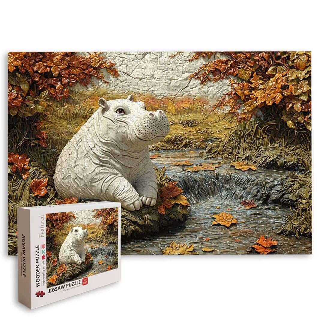 Puzzle Hippotam, Puzzle 2000 Pieces, Puzzle, Prezent Kobieta -8320