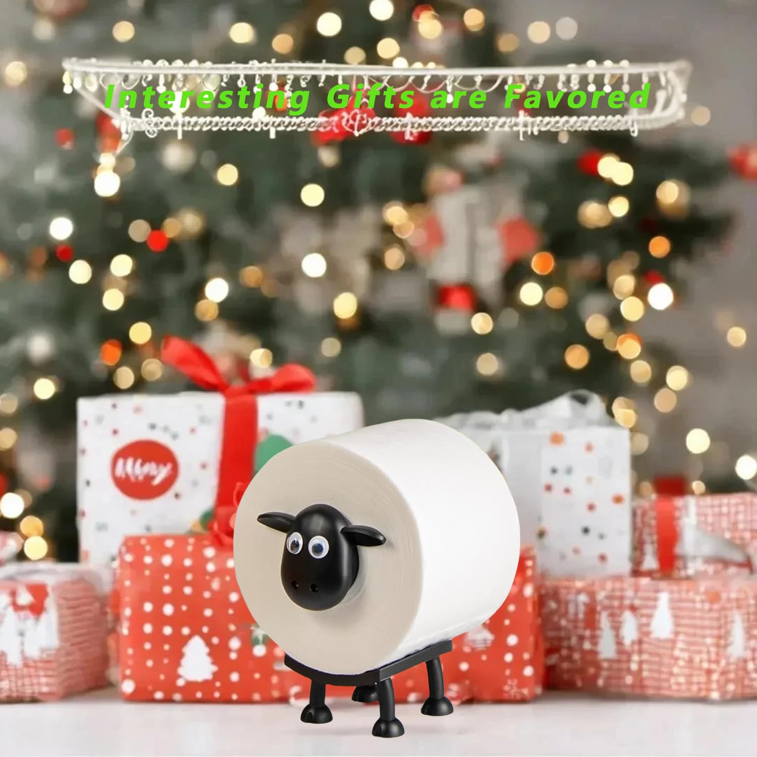 3 Pack Sheep Toilet Paper Holder, 3D Printed Black Sheep Toilet Roll Holder — Amazon image 6