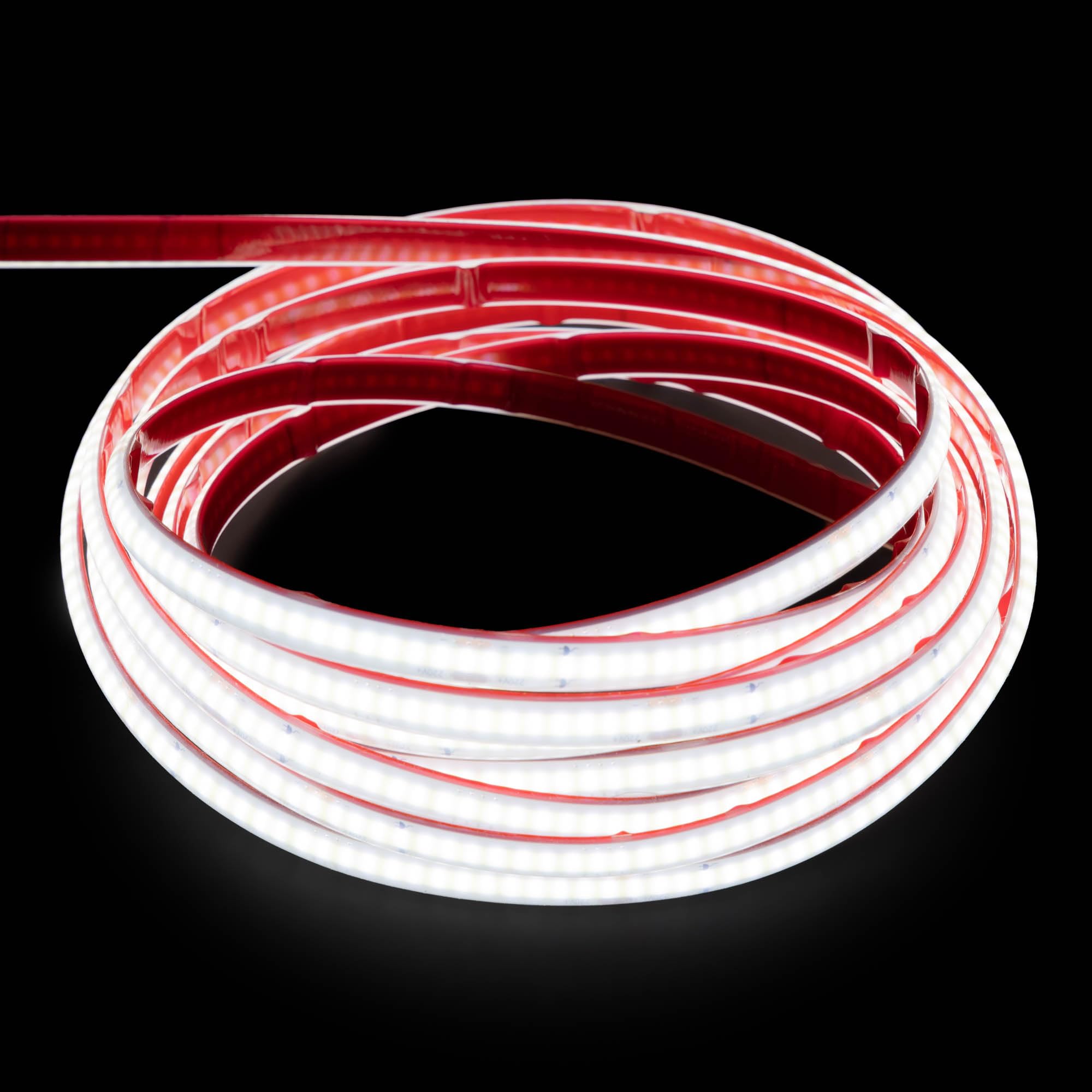 Taśma LED COB 220 V WYSOKA LUMINOŚNOŚĆ, KLEJNY I PRZEŁĄCZNIK. WODOODPORNY Zimny / Neutralny / Ciepły Wodoodporny pasek IP67 (Zimna biel, 15M)