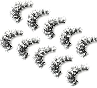5 Pairs MUSELASH 3D Real Mink Lashes Premium Quality Mink Fur False Lashes Pack of 5 Pairs, 100% Handmade Cruelty-Free High Volume Eyelashes, Fashion Reusable, Human-Hair Alike, Daily Makeu - coolthings.us