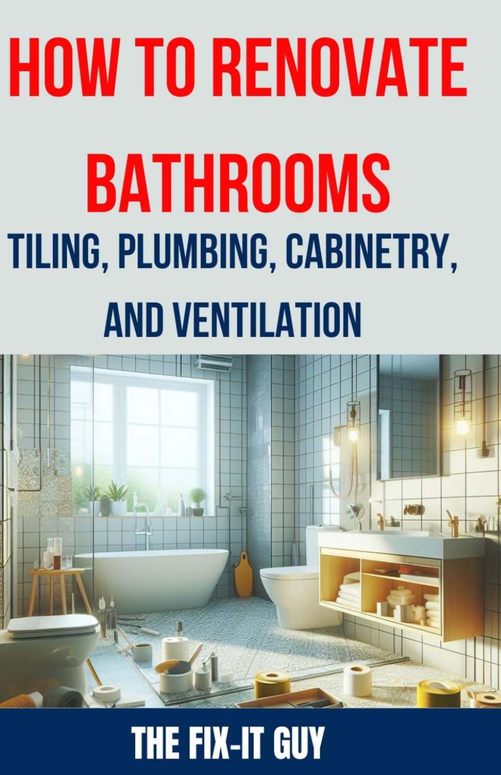How to Renovate Bathrooms - Tiling, Plumbing, Cabinetry, and Ventilation: Expert Tips, Techniques, and Strategies for Tiling, Plumbing, Cabinetry ... Ventilation Solutions (The Fixers Handbook)