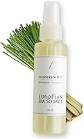 European Spa Source Lemongrass Eucalyptus Shower Mist Spray - Energizing Aromatherapy for Home Spa, Sinus & Tension Relief, 4oz