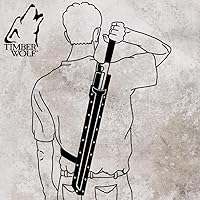 Vista 6 de Timber Wolf espada ninja de hoja completa