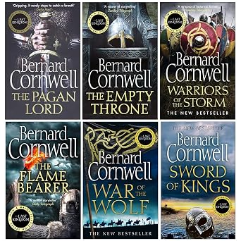 Bernard Cornwell The Last Kingdom Series 6 Books Collection Set 6-11 War of the Wolf, The Flame Bearer, Warriors of the Storm, The Empty Throne, The Pagan Lord, Death of Kings