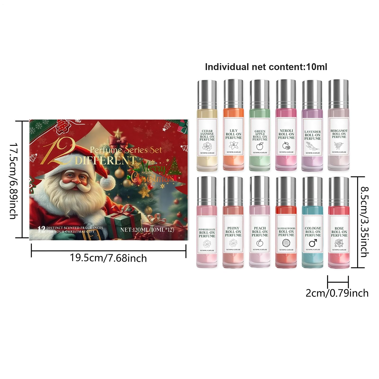 Perfumy Bożonarodzeniowe Dla Kobiet 12 Sztuk Perfum Damskich