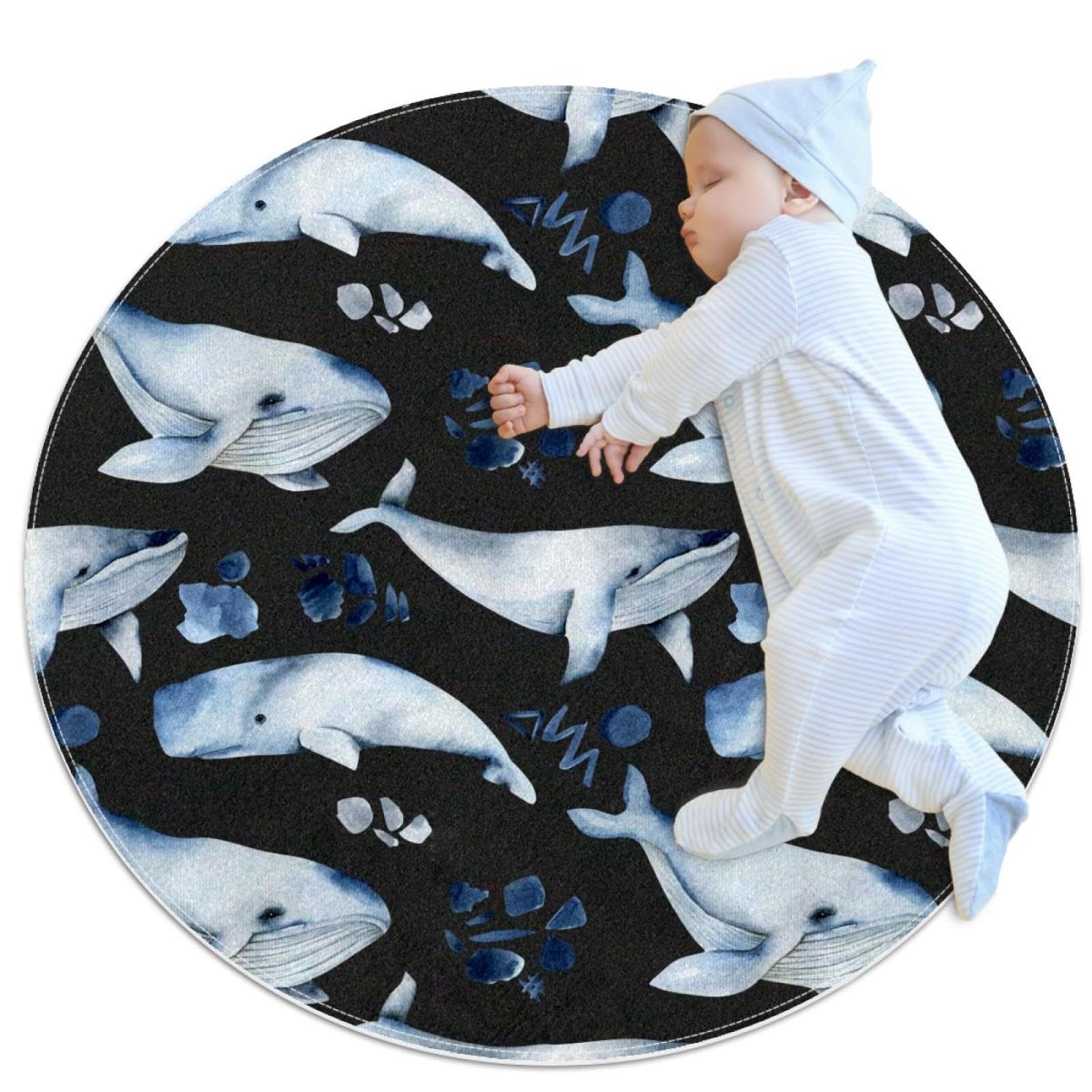 Tapis de salle de bain antidérapant motif aquarelle pour sécurité chambre