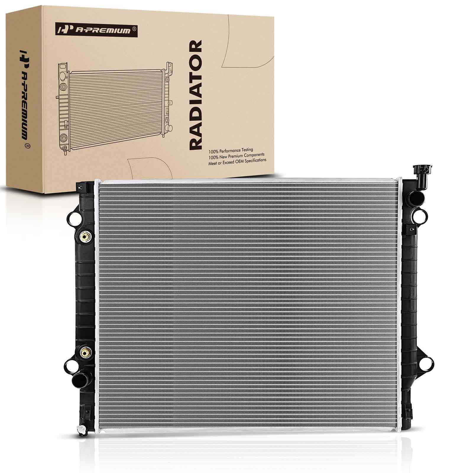 Photo 1 of A-Premium Engine Coolant Radiator Assembly with Transmission Oil Cooler Compatible with Toyota Tacoma 2016 2017 2018 2019 2020 2021-2.7L 3.5L - Replace# CU13565, 13565