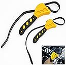 2-Pack Adjustable Rubber Strap Wrench Set – 25.20" & 20.48" Heavy-Duty Strap Wrench for Oil Filter, Jar Opener, Water Filter, Plumbing, Sink, Faucet – Non-Slip Multipurpose Wrench Tool