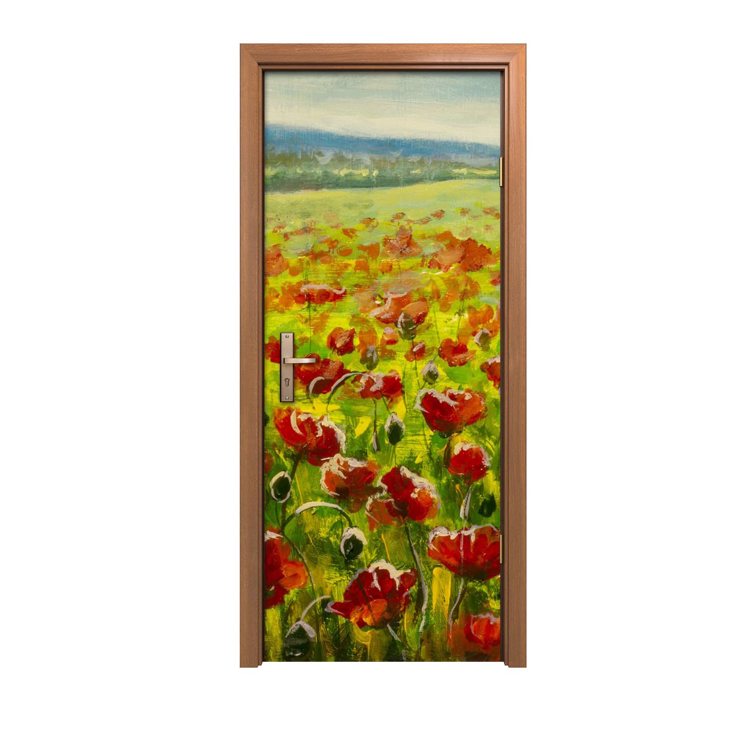 Autocollant de porte 90x200cm idéal pour masquer les imperfections et décorer vos pièces