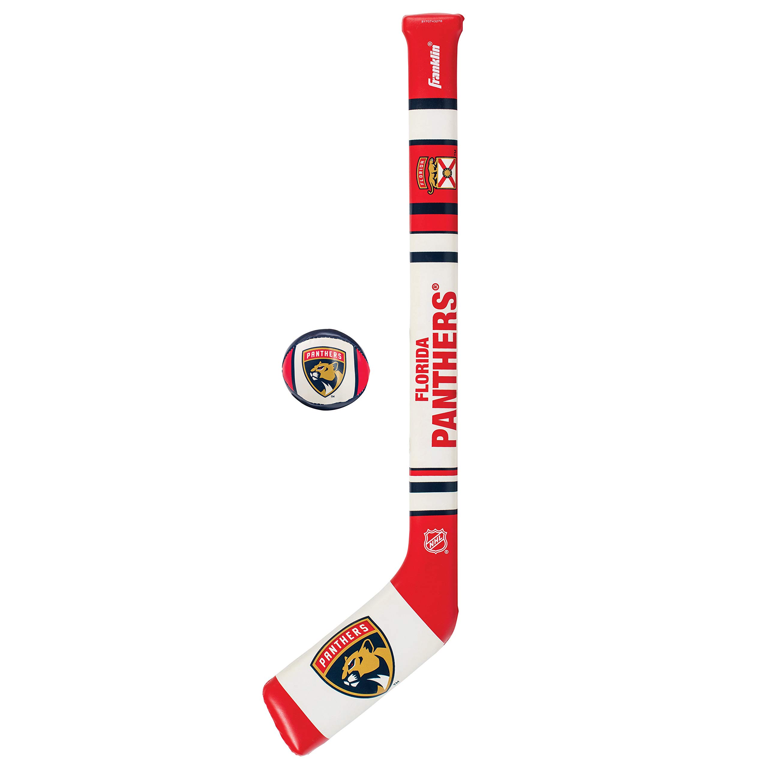 Franklin Sports NHL Team Mini Soft Hockey Stick Set - NHL Team Soft Foam Mini Hockey Stick and Ball - Great Toy for Kids