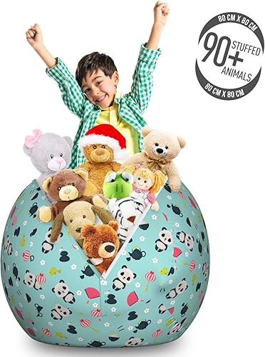 Miniatura 291 de Ambesonne Bolsa de juguetes de almacenamiento para perros, patrón con cachorros de raza pura, Bichon Pug Spitz Dachshund Poodle Shih Tzu, Rosa y