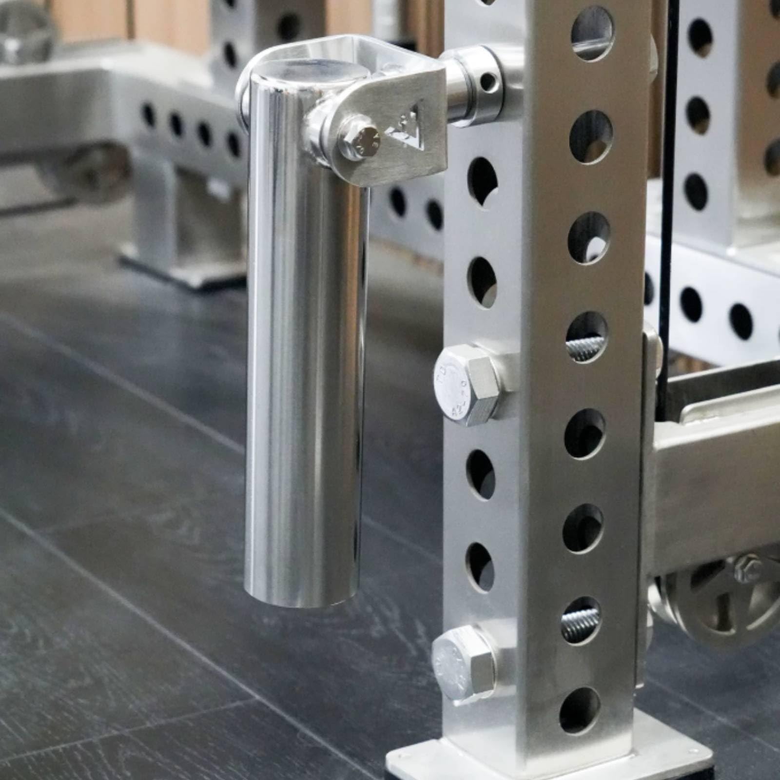 Supporto Attrezzo Angolare con Base Stabile Attacco Attrezzo Angolare Professionale Accessorio Palestra per Appassionati di Fitness