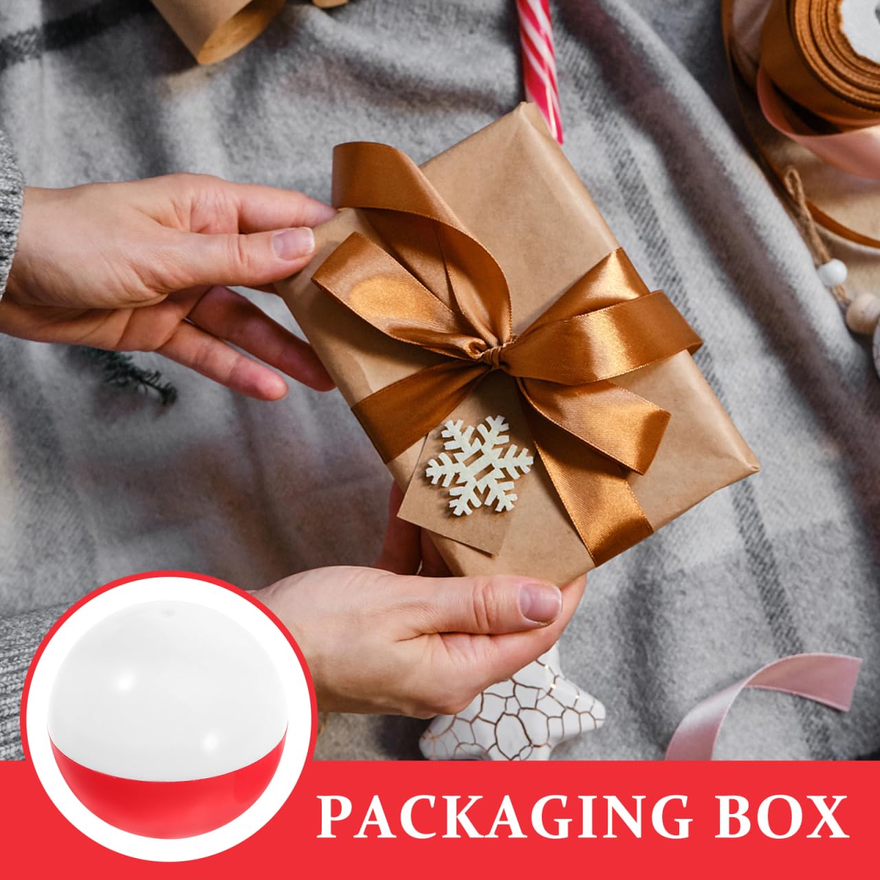 TOYANDONA Lot de 50 capsules vides Boules rotatives en plastique Boîte d'emballage multifonctionnelle pour bonbons pour mariages, fêtes d'anniversaire et créatifs