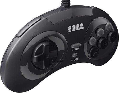 Miniatura 3 de Retro-Bit Controlador USB oficial Sega Genesis 8 botones Arcade Pad para Sega Genesis Mini, SwitchSwitch 2, PC, Mac, Steam, RetroPie, Raspberry Pi -