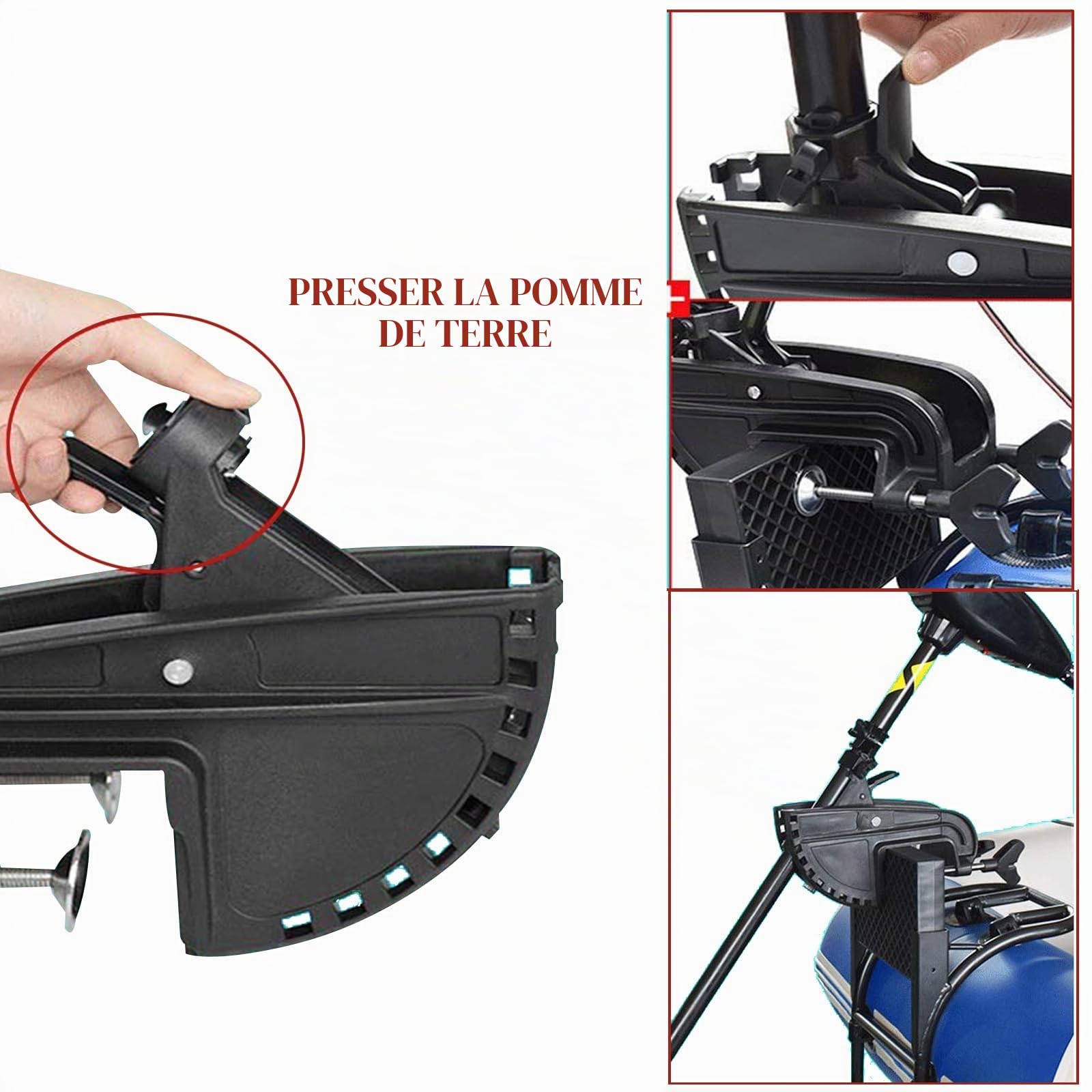 Ensemble de Support et de charnière Moteur à pédale électrique Stent Moteur Hors-Bord électrique Moteur Stent