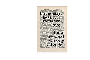 Dead Poets Society Poster: A Timeless Motivational Quote for Your Home