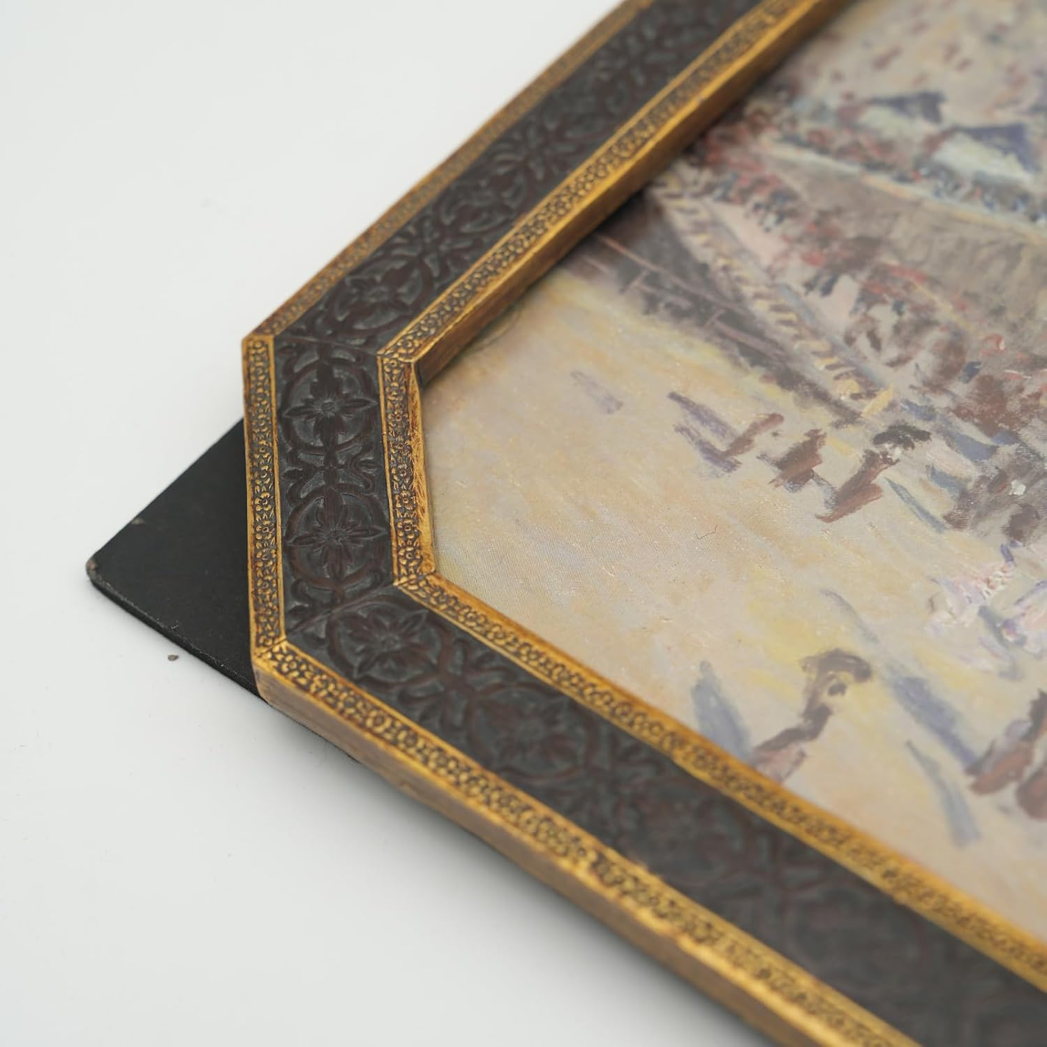 8x10 Vintage Picture Frame - Elegant Antique Frames 8x10 With Glass Front, Fancy Ornate Antique Bronze Gold Frame 8 X 10 For Tabletop And Wall Mounting, Victorian Photo Frames For Walls Hanging