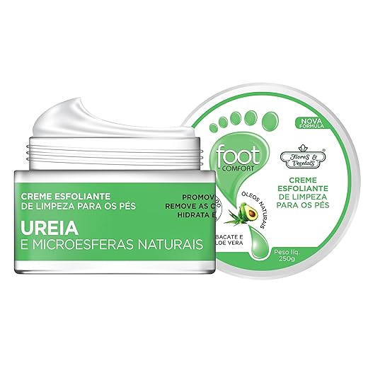 Flores & Vegetais Creme Esfoliante Desodorante De Limpeza Para Os Pés 250G