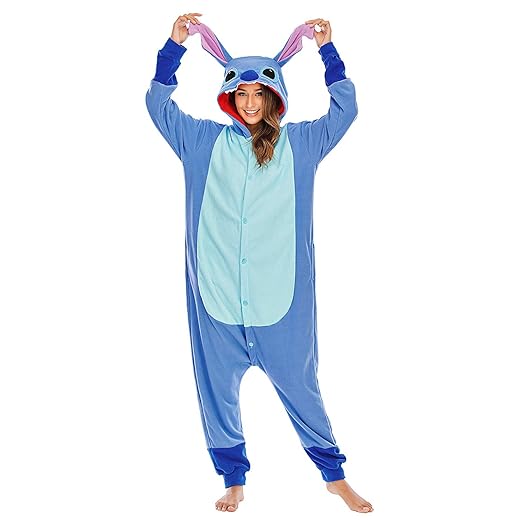 Halloween Animal Onesie Pajamas for Adults Costume Cosplay Homewear One Piece