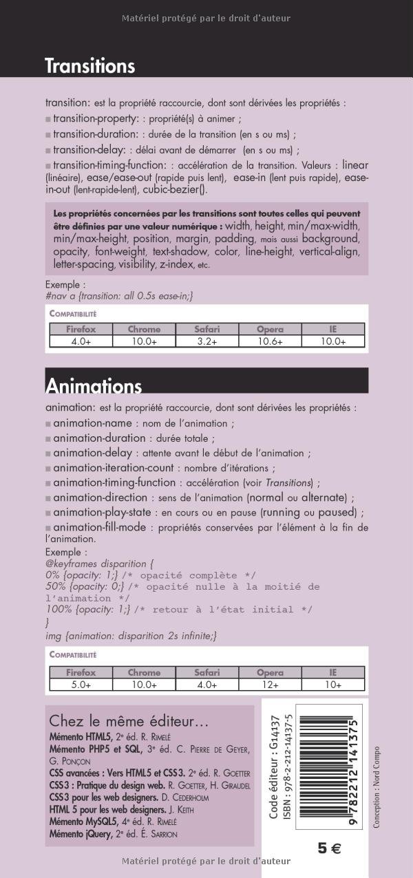Mémento CSS3