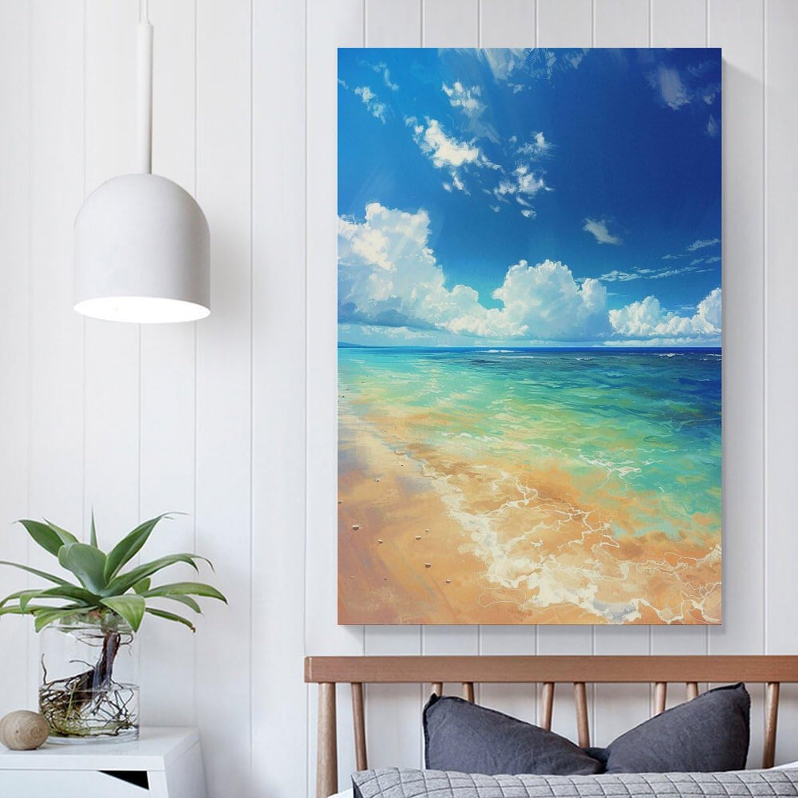 油彩 雲と海の風景画　『巨大雲』　絵画　p50号　油絵 油彩 雲と海の風景画 『巨大雲』 絵画 p50号 油絵