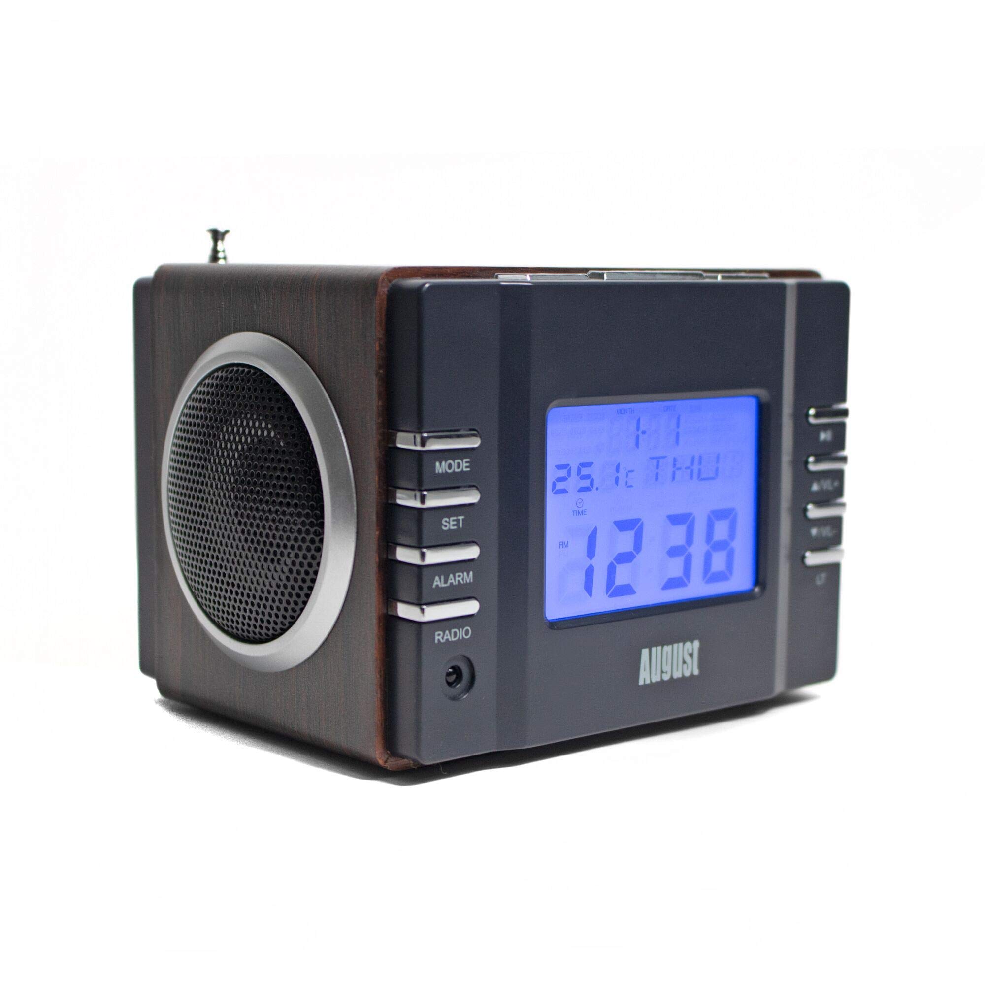 august mini bluetooth stereo system