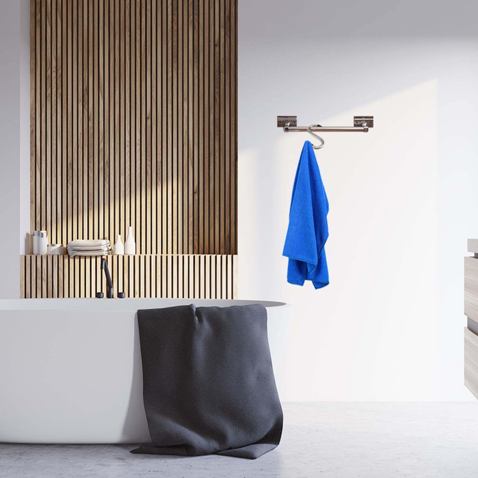 VASDEV Soporte de Pared para macetas, 10 Piezas, Ganchos en S de Acero Inoxidable, Ganchos Resistentes, Ganchos para Colgar en Forma de S, Ganchos para Utensilios de Cocina, Bolsas de rop
