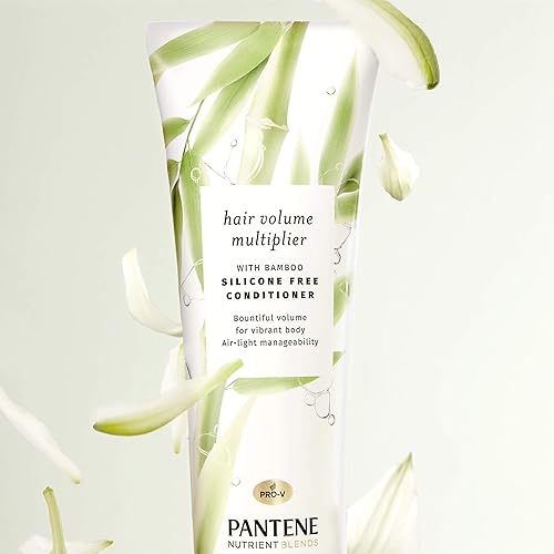 Miniatura 7 de Pantene Nutrient Blends - Acondicionador multiplicador de volumen para cabello fino, sin silicona, 8.0 onzas líquidas, 6.257 onzas líquidas