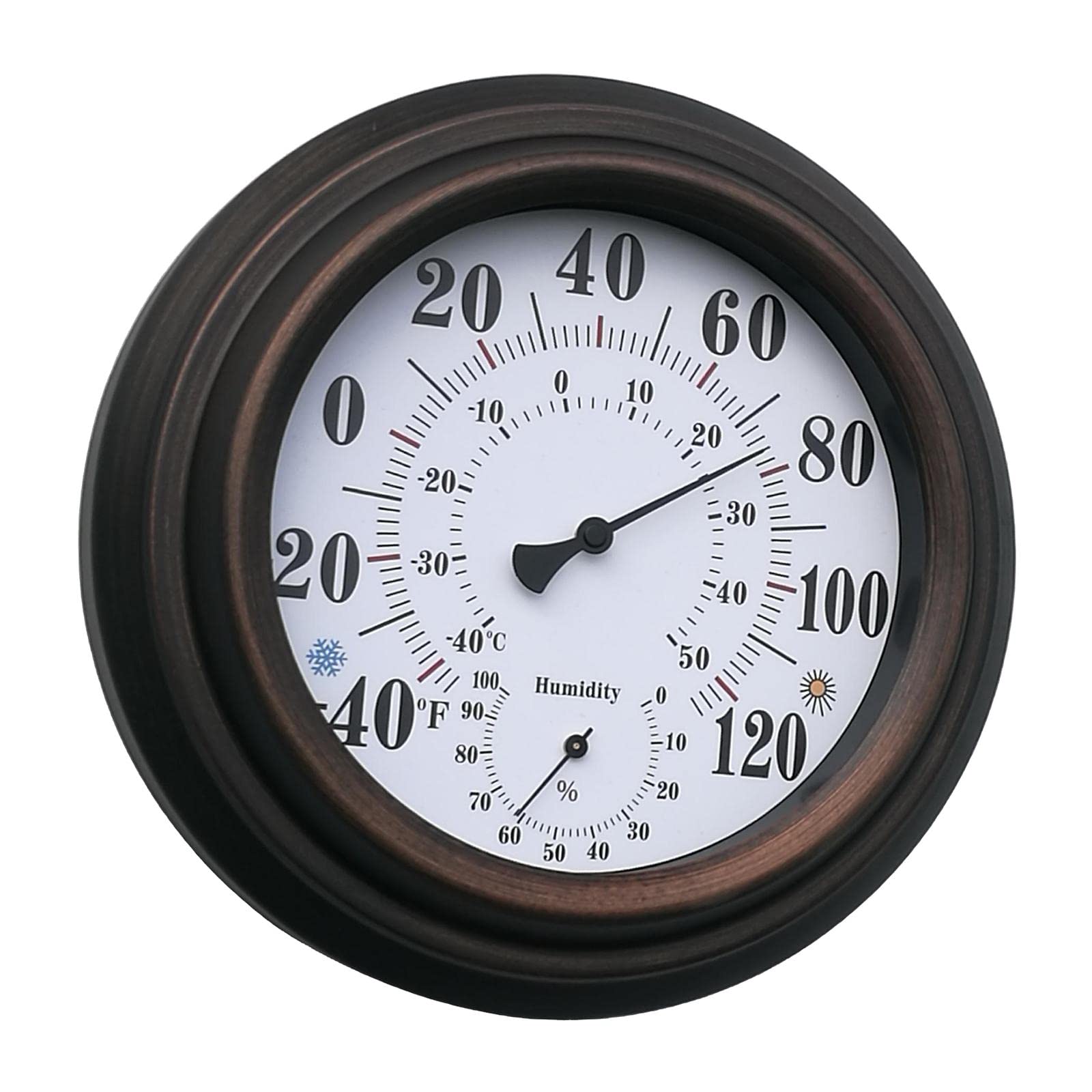 ATORSE® Indoor Analog Humidity Temperature Meter Gauge Thermometer Hygrometer-image-37