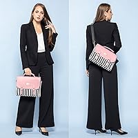 Vista 66 de Bolsa de laptop para mujer, linda funda para la universidad o el trabajo