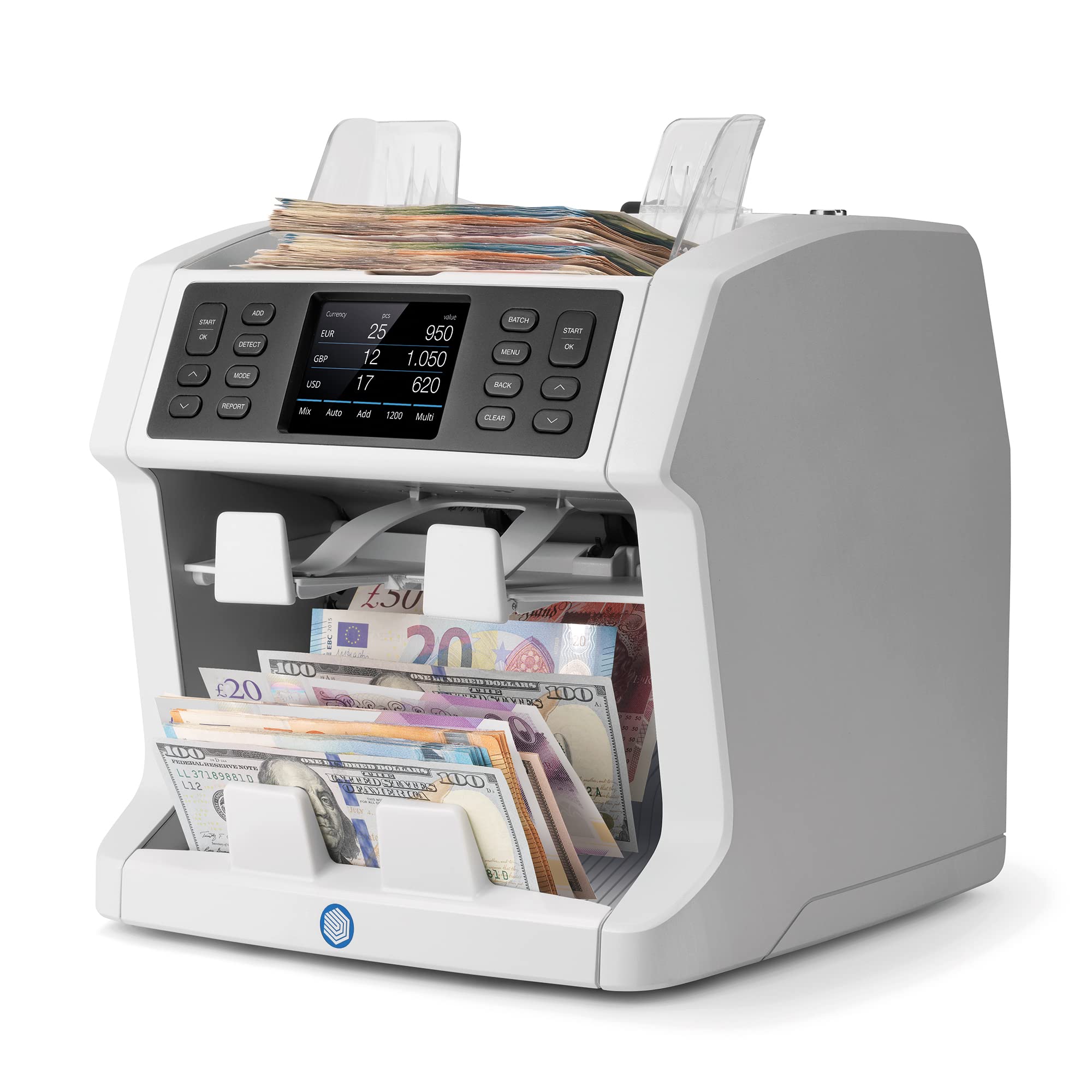 Safescan 2985-SX - 2.0 Avanzato contabanconote miste con valore a doppia tasca