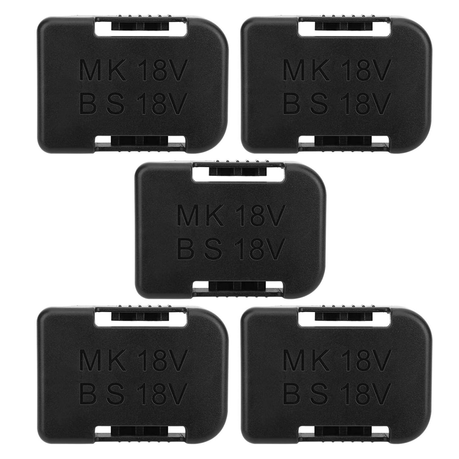 5Pcs Battery Holder, Lithium Battery Storage Rack Battery Mount for