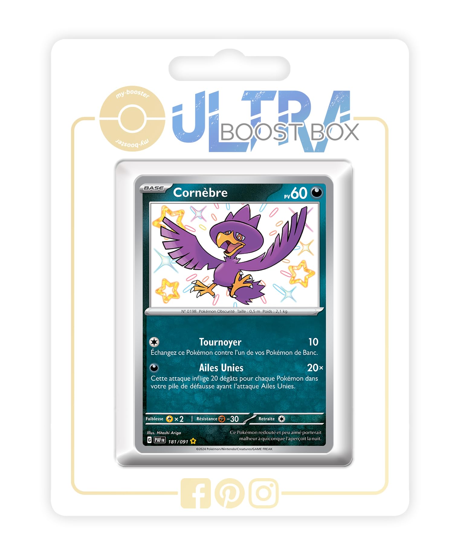 my-booster- Pokémon Company SV045-FR24-UB-181, Multicolore
