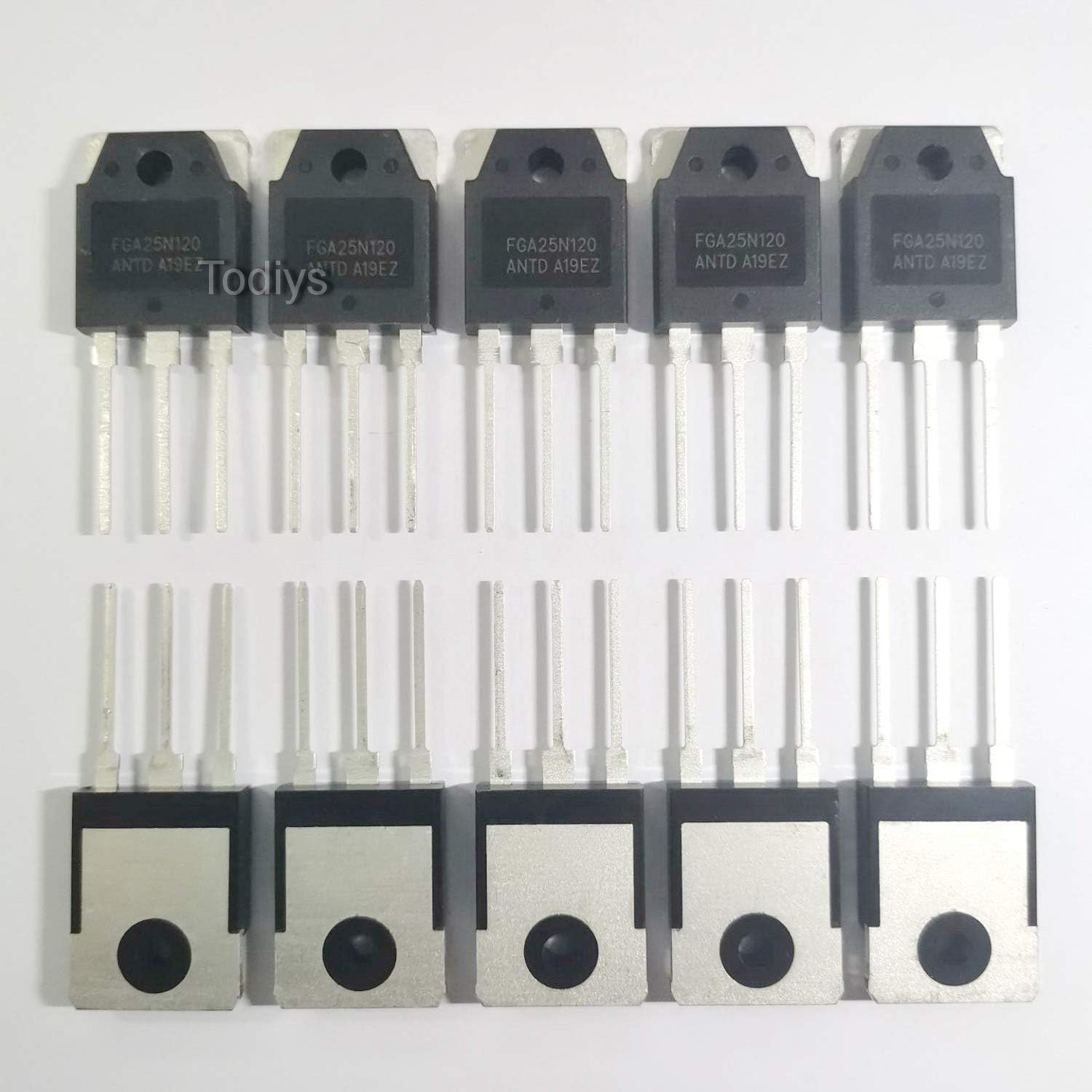 New 10Pcs for 25A 1200V IGBT FGA25N120 to-3P ANTD Electromagnetic Oven Power Tube Chip IC Power Transistor FGA25N120ANTD