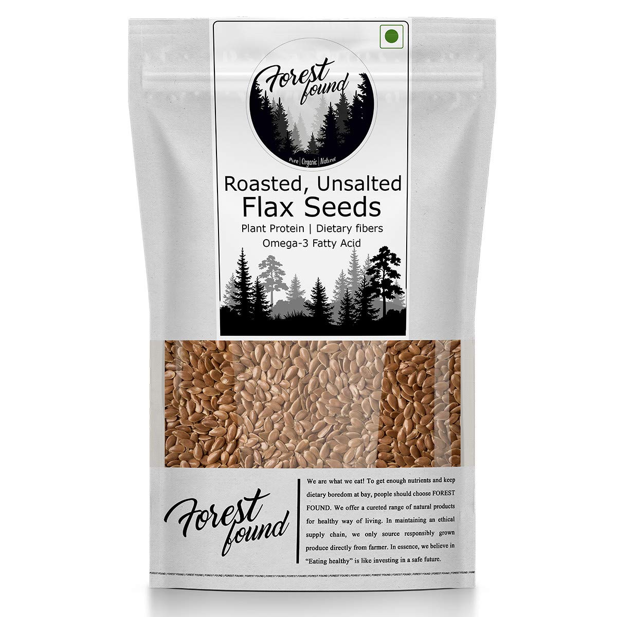 See full amazon price history chart for Forest Found Roasted Flax Seeds for Weight Loss, for Eating |Rich in Omega-3,Fiber | Gluten Free, Unsalted (400 gram) Forest Found Roasted Flax Seeds for Weight Loss, for Eating |Rich in Omega-3,Fiber | Gluten Free, Unsalted (400 gram) (B08KJ22WK3) Amazon Price History, Amazon Price Tracker