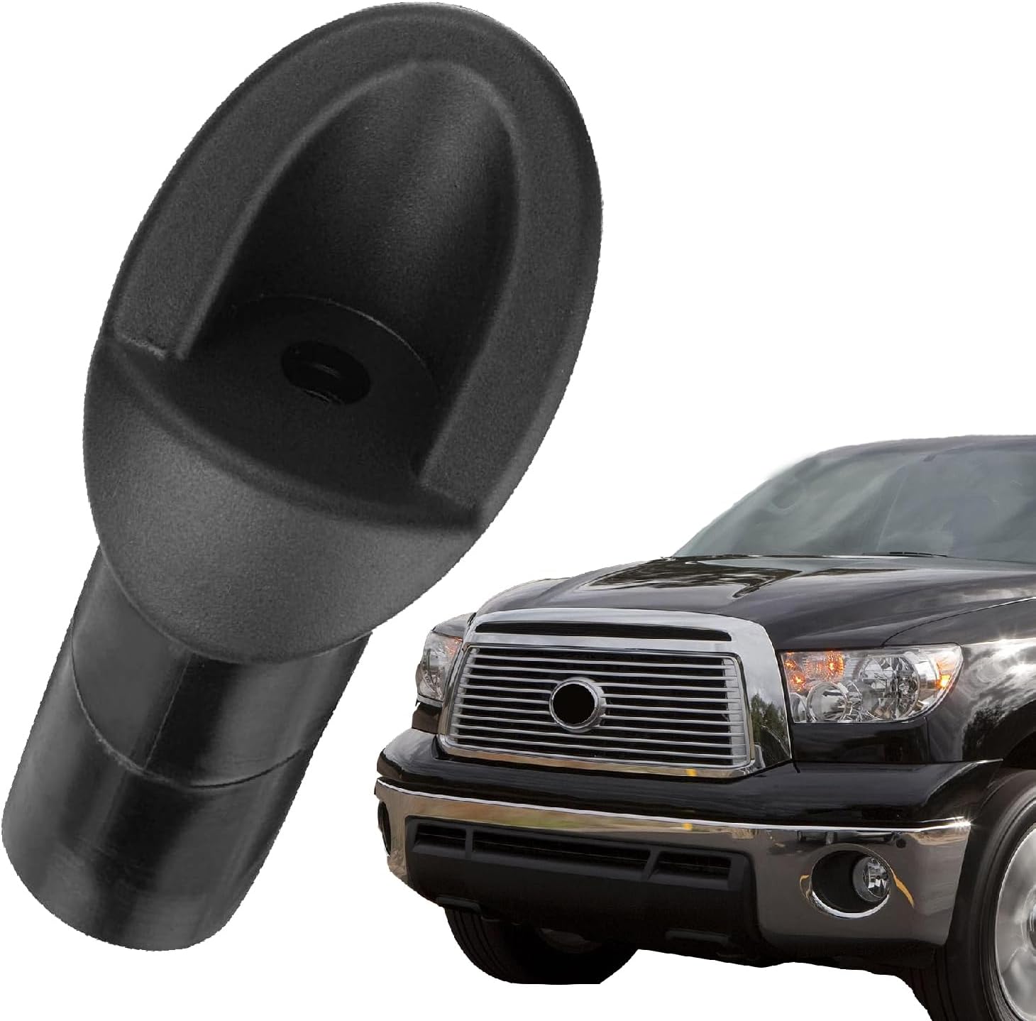 Antenna Base Grommet Compatible with Toyota Sienna- 2004 2005 2006 2007 2008 2009 2010 Accessories- Replace 86392-AE010 Ornament Rubber Adapter Base Mounted Bezel, Black
