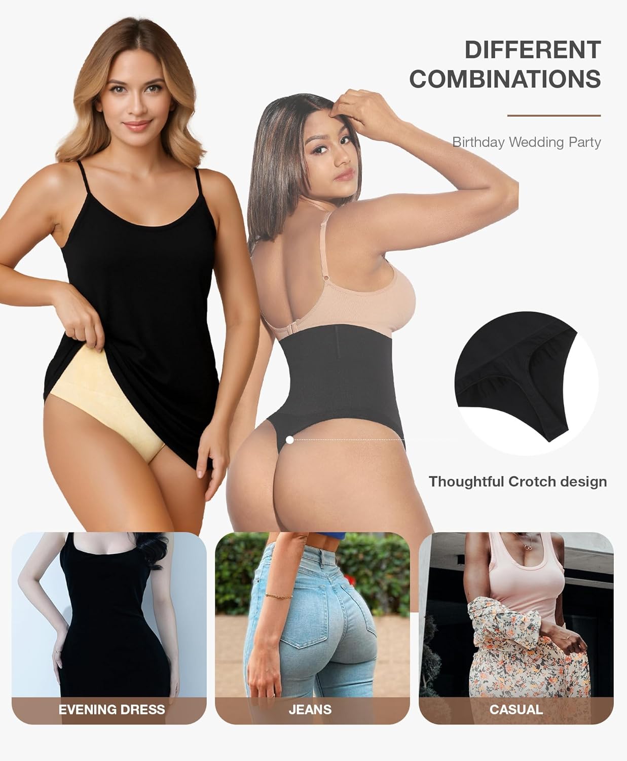 Lover-Beauty Tummy Control Thongs Mid Waist Shapewear for Women Seamless faja body shaper Low Belly Control Panties Underwear - Image 4