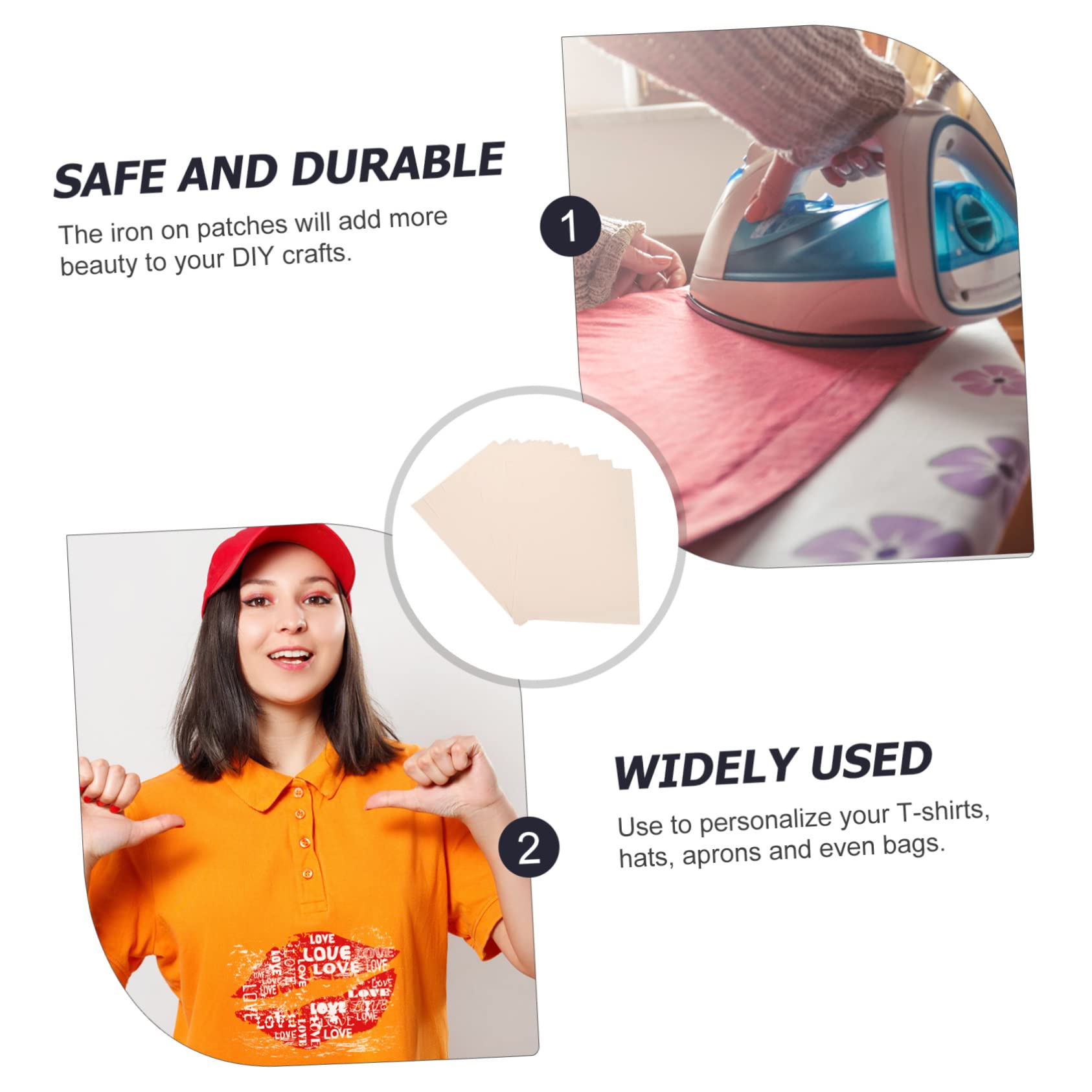 jojofuny 100 Blatt Wärmeübertragungsfolie für T Shirt Druck Schnelltrocknendes Sublimationspapier für Textilien und Geeignet für Diy Projekte Zuhause