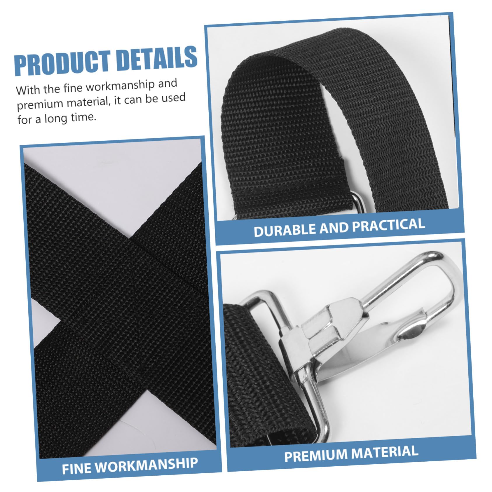 Verstellbarer mit Bequemem Tragegurt Marschtrommel aus Nylon Schultergurt zur Handfreiheit für Snare Drum bei Parade und Performance