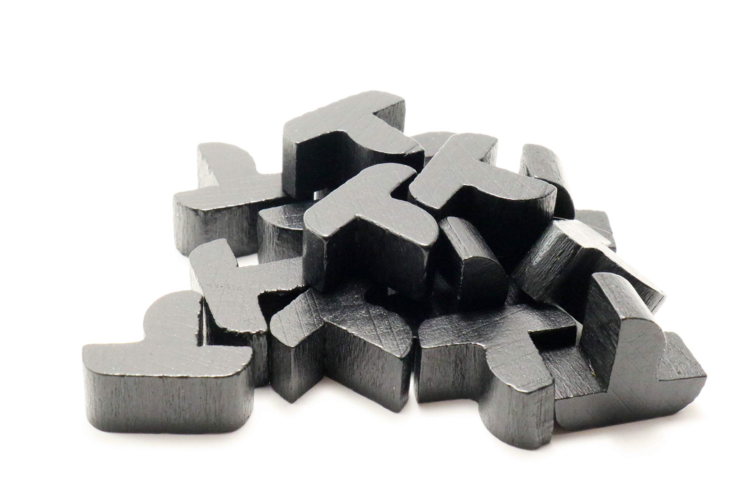 YorksGamePieces Black Ships Expansion Wood Replacement Pieces for Settlers of Catan: Seafarers Edition