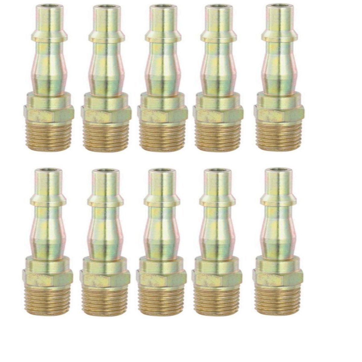 (Pack of 10) PCL Male Standard Adaptors 1/4" (M) BSP ACA2593