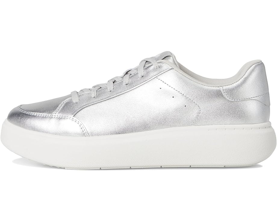 FitFlop Rtg Metallic-leather Sneakers - Left View