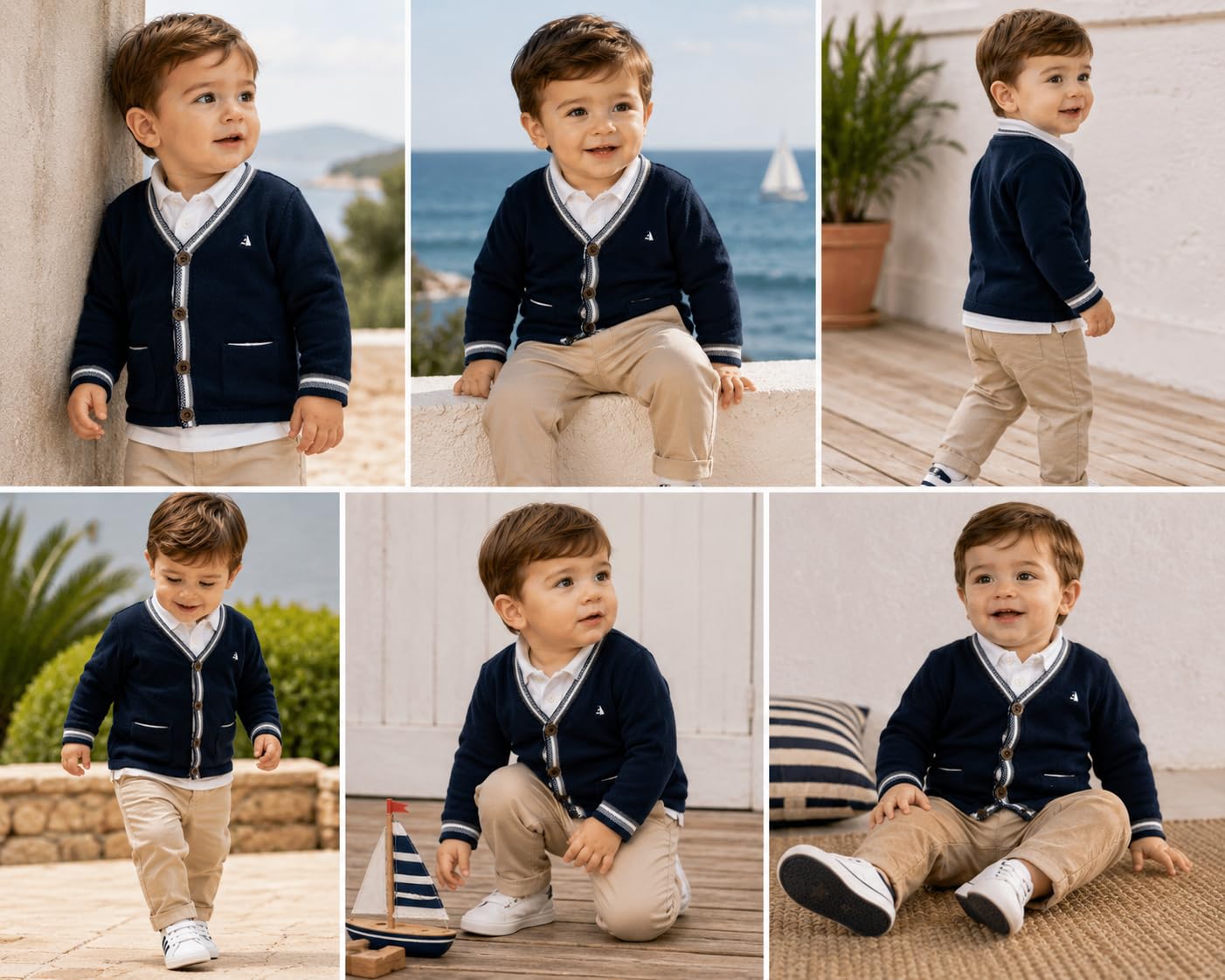 Mayoral Cardigan Neonato Bambino in Maglia – Golfino Elegante Blu Navy con Scollo a V e Bottoni | Collezione Daywear Bambino