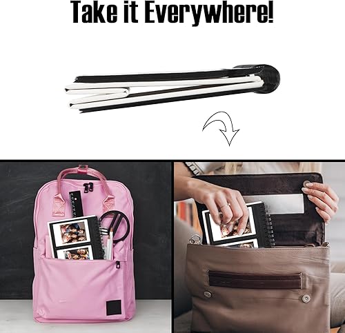 Miniatura 6 de Mini álbum de fotos para cámara Fujifilm Instax Mini, álbum de fotos de 96 bolsillos para Polaroid, álbum de exhibición de escritorio de cuero para